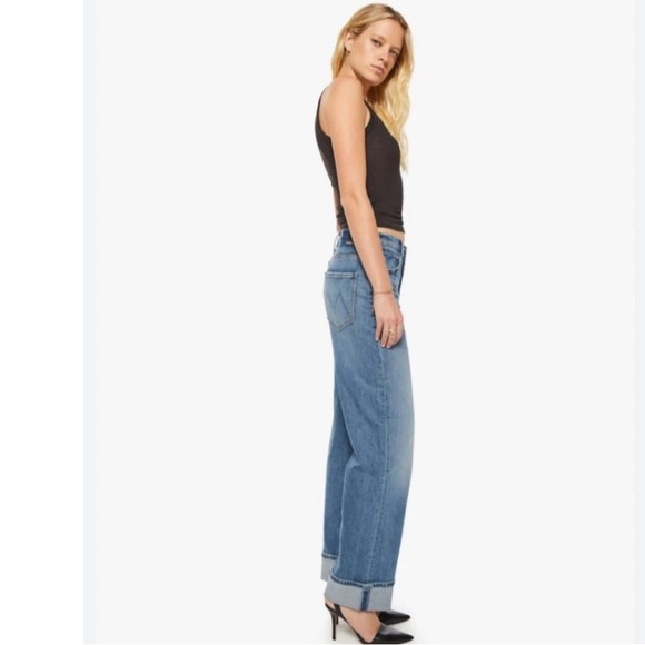 MOTHER The Dodger Skimp Cuff Jean's In Leap Of Faith - Picture 4 of 11